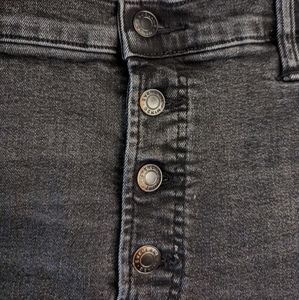 Everlane High Rise Button Fly Skinny